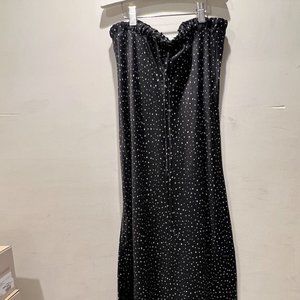 SOLD. Zara Tie Slip Skirt